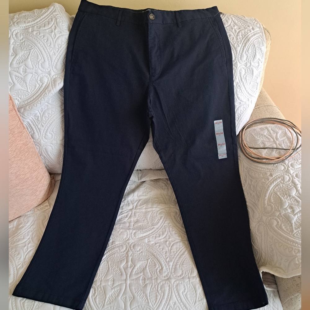 Old Navy Chinos Navy Blue Slim Fit size 38x30